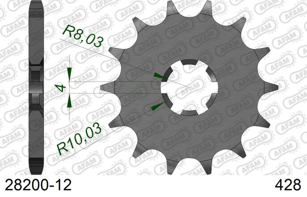 Pignone AFAM 28200-12 passo 428