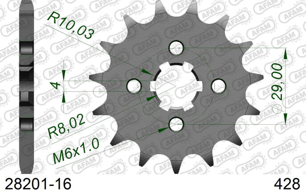 Pignone AFAM 28201-16 passo 428