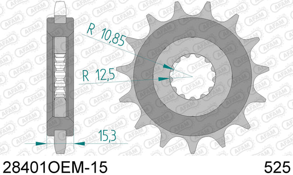 Pignone AFAM 28401OEM-15 passo 525