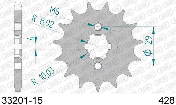 Pignone AFAM 33201-15 passo 428