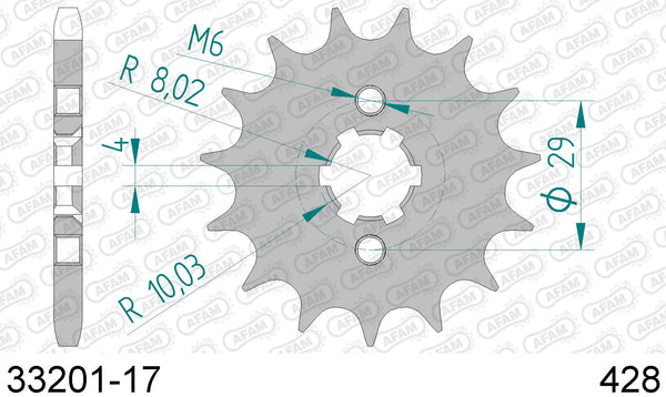 Pignone AFAM 33201-17 passo 428