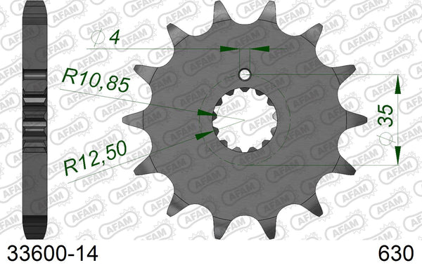 Pignone AFAM 33600-14 passo 630