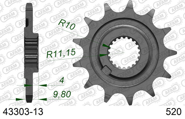 Pignone AFAM 43303-13 passo 520