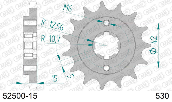 Pignone AFAM 52500-15 passo 530