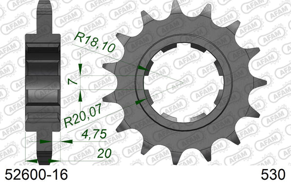 Pignone AFAM 52600-16 passo 530