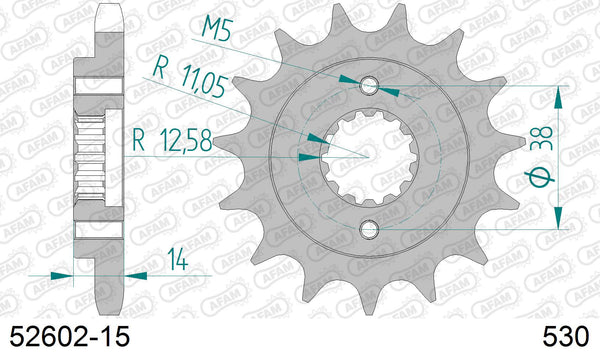 Pignone AFAM 52602-15 passo 530