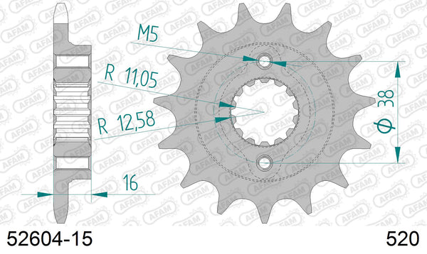 Pignone AFAM 52604-15 passo 520