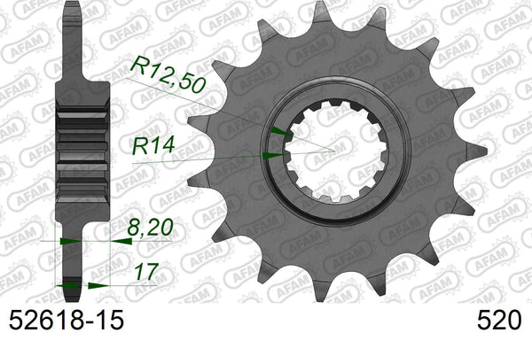 Pignone AFAM 52618-15 passo 520