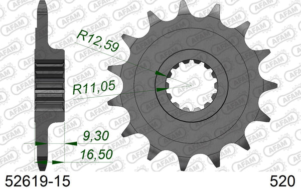 Pignone AFAM 52619-15 passo 520