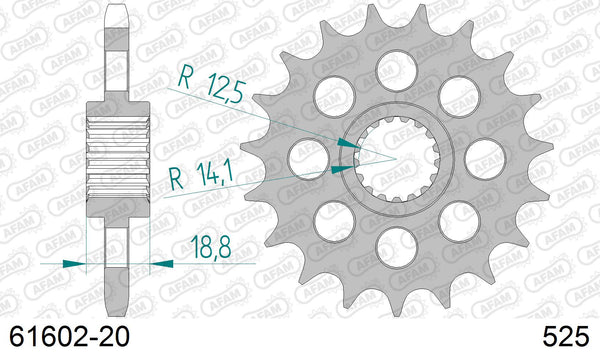 Pignone AFAM 61602-20 passo 525