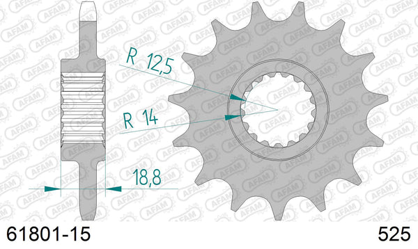 Pignone AFAM 61801-15 passo 525