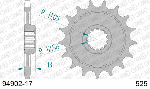 Pignone AFAM 94902-17 passo 525