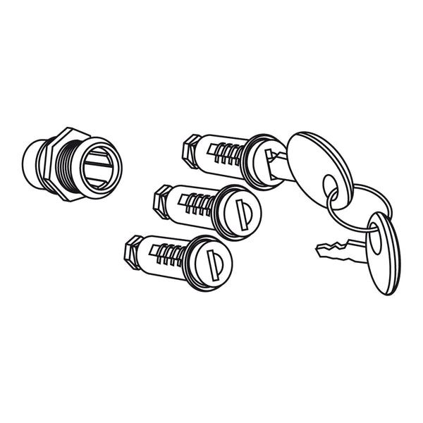 Serratura Bauletti Laterali SH23/SH35/SH36 (3pz)