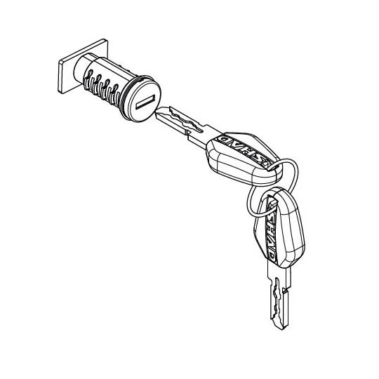 Serratura Bauletto Terra TR37/TR48