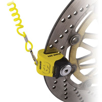 Lucchetto bloccadisco SCOOT XD5 diametro perno 5mm giallo/nero
