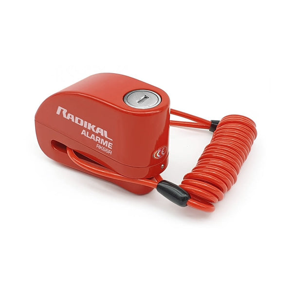 Lucchetto Bloccadisco Sonoro RK66R - Perno Ø 6mm - Rosso