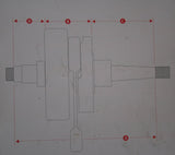 Albero motore vintage- Spalle da 37 mm..