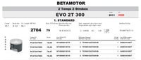 Pistone Beta 300 Evo 2t - Anni 2011/20 METEOR
