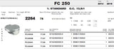 Pistone HUSQVARNA FC 250- Anni  2014/15 - FORGED METEOR