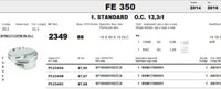 Pistone HUSQVARNA FE 350- Anni  2014/16 - FORGED METEOR