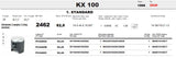 Pistone KAWASAKI KX 100 ANNI 98/20 - METEOR