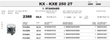 Pistone KAWASAKI KX - KXE 250 2T ANNI 05/08- METEOR