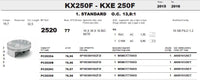 Pistone KAWASAKI KX 250F - KXE 250F ANNI 2015/16 - FORGED METEOR