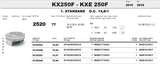 Pistone KAWASAKI KX 250F - KXE 250F ANNI 2015/16 - FORGED METEOR