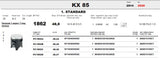 Pistone KAWASAKI KX 85 ANNI 2014/20 - METEOR