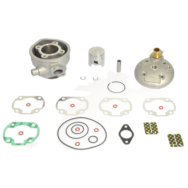 Gruppo Termico Big Bore Corsa Lunga Con Testa Ø 47,6 mm, 80 cc, Spinotto Ø 12 mm APRILIA  AREA  50