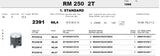 Pistone SUZUKI RM250 2t. Anno 1998- METEOR